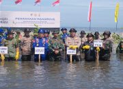 Pimpin Penanaman Pohon Mangrove Di Takalar, Kakorpolairud Baharkam Polri, Ajak Masyarakat Untuk Melestarikan 