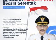 Pemkot Palopo Ajak Warga untuk Pasang dan Kibarkan Bendera Merah Putih